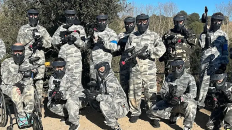 Paintball infantil en Caldes de Montbui, Barcelona