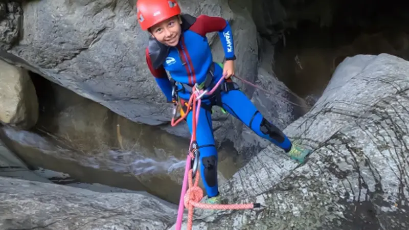 Barranco de Lapazosa de nivel intermedio en el Valle de Bujaruelo