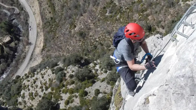 Barranco del Sorrosal de nivel avanzado en Broto