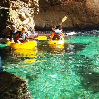 Ruta en kayak por las calas de Villajoyosa desde Playa del Torres
