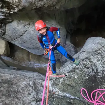 Barranco Garganta de Miraval de iniciación en el Valle de Bielsa