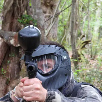 Paintball cerca de Gijón en la zona de Playa España, Asturias