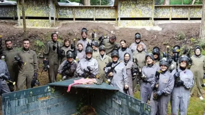 Paintball infantil en Follente
