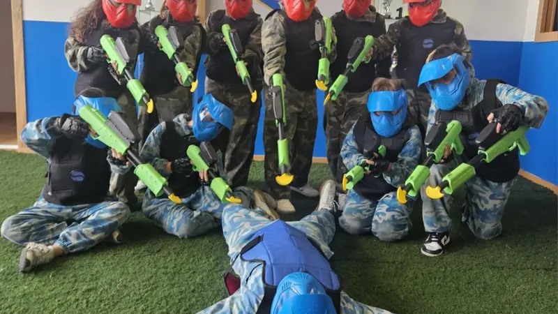 Paintball infantil en Follente