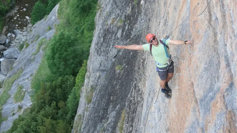 Vía Ferrata de iniciación en el Valle de Broto