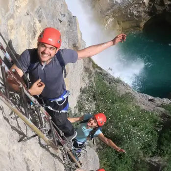 Vía Ferrata de Obarra de nivel avanzado en Huesca