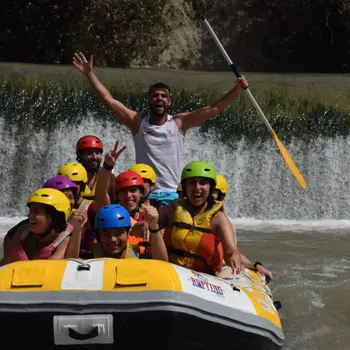 Rafting en Blanca con paella junto al río Segura