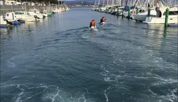 Moto de agua en Hondarribia en circuito