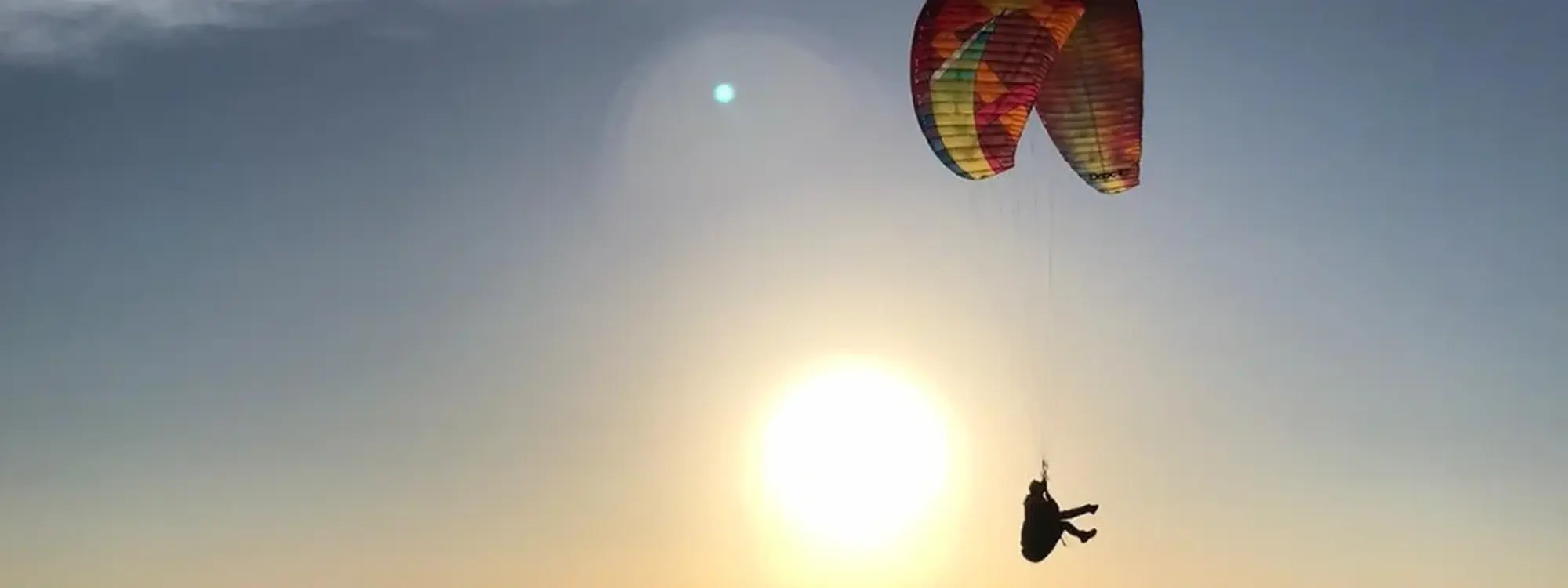 Bautismo de vuelo en paramotor desde Lora del Río, Sevilla