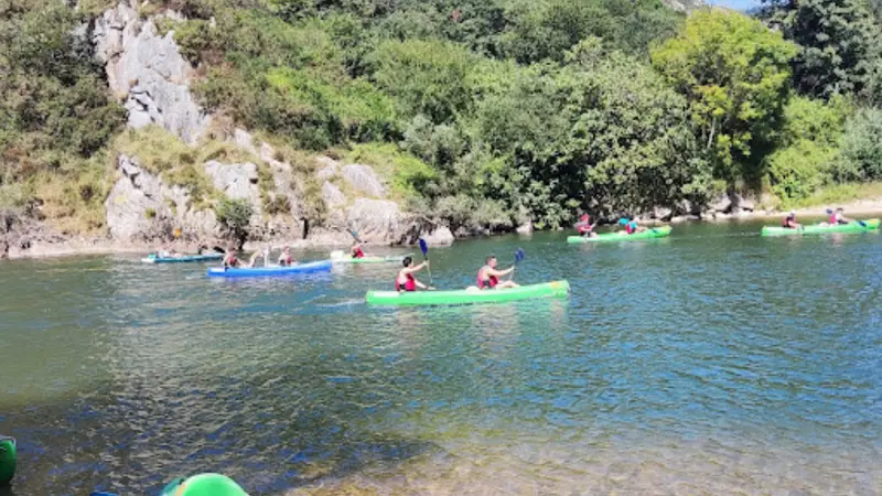 Descenso del Sella en canoa desde Arriondas, Asturias
