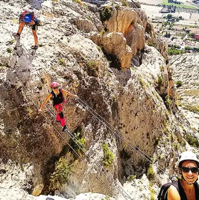 Vía ferrata de Villena nivel iniciación (K2)