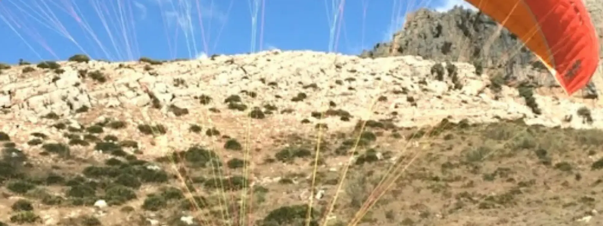 Bautismo de vuelo en parapente biplaza en Casarabonela