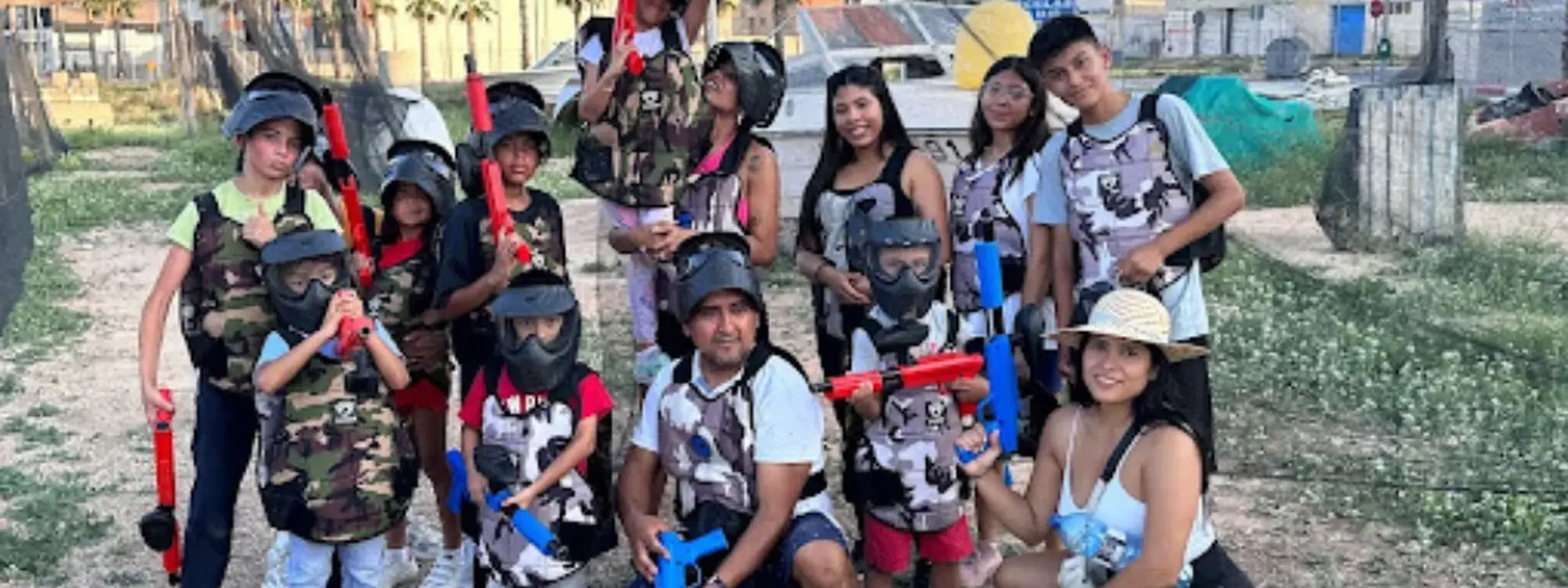 Gelball con bolas de gel ilimitadas y zona de picnic en Alicante