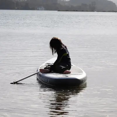 Travesía en Paddlesurf por la ría de Villaviciosa en Asturias