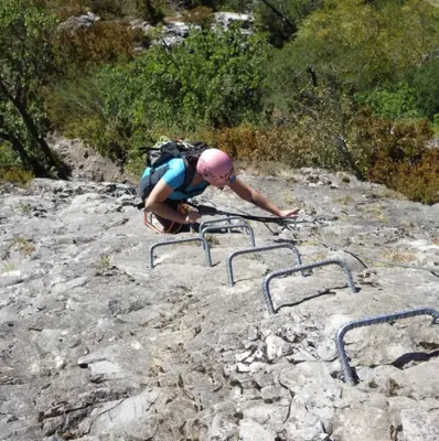 Vía Ferrata Santa Elena de iniciación en el Valle de Tena