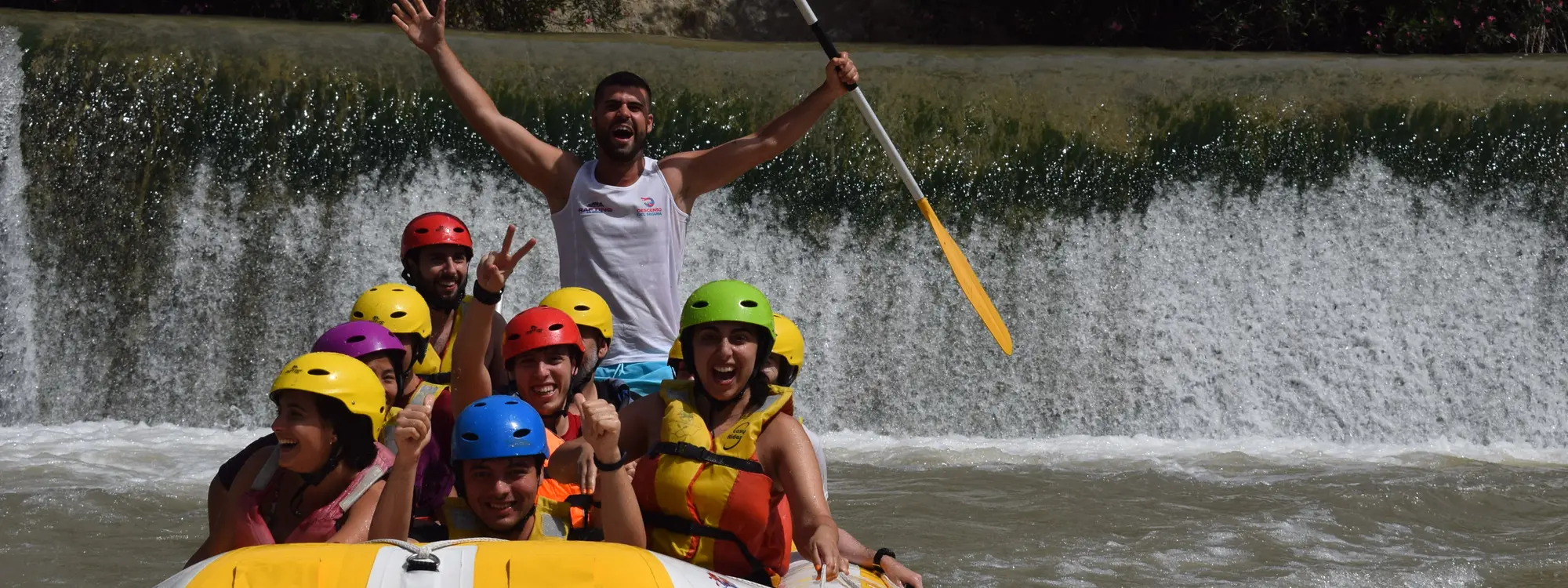 Rafting en Blanca con paella junto al río Segura