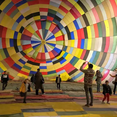 Paseo en globo Antequera por La Sierra de las Cabras y El Torcal