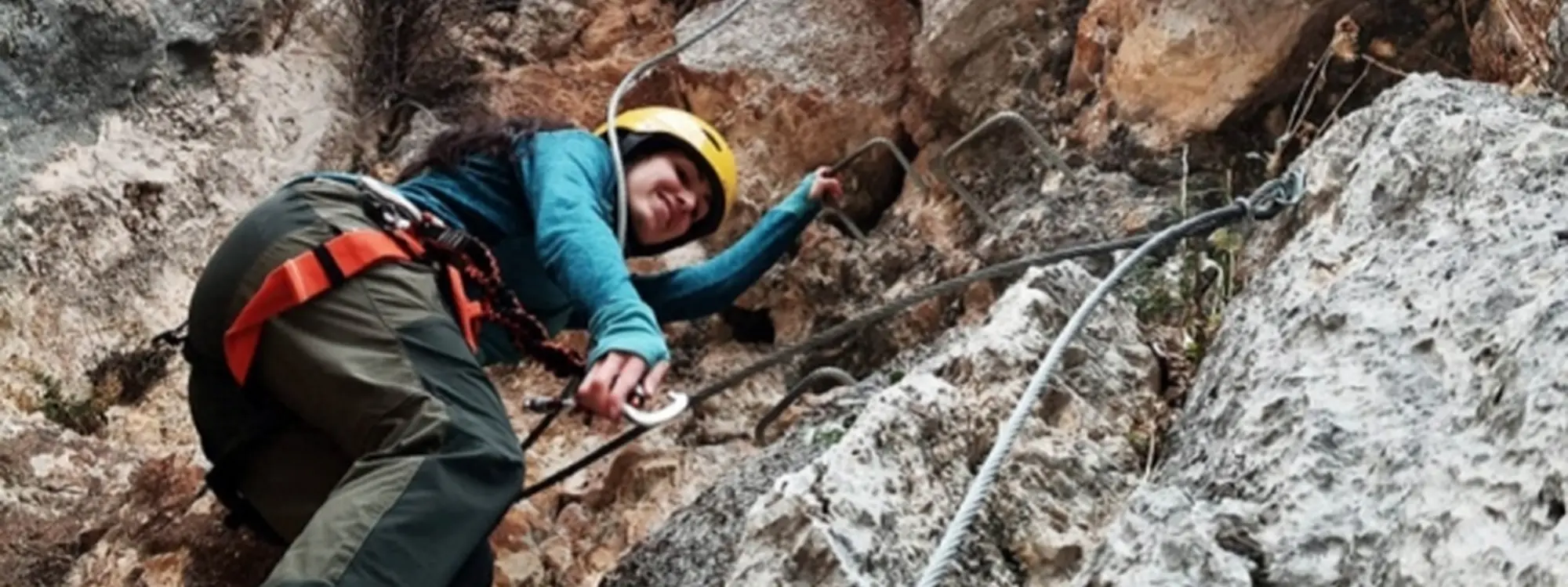 Vía ferrata de Archidona K3 de nivel medio-bajo en la Sierra de Gracia