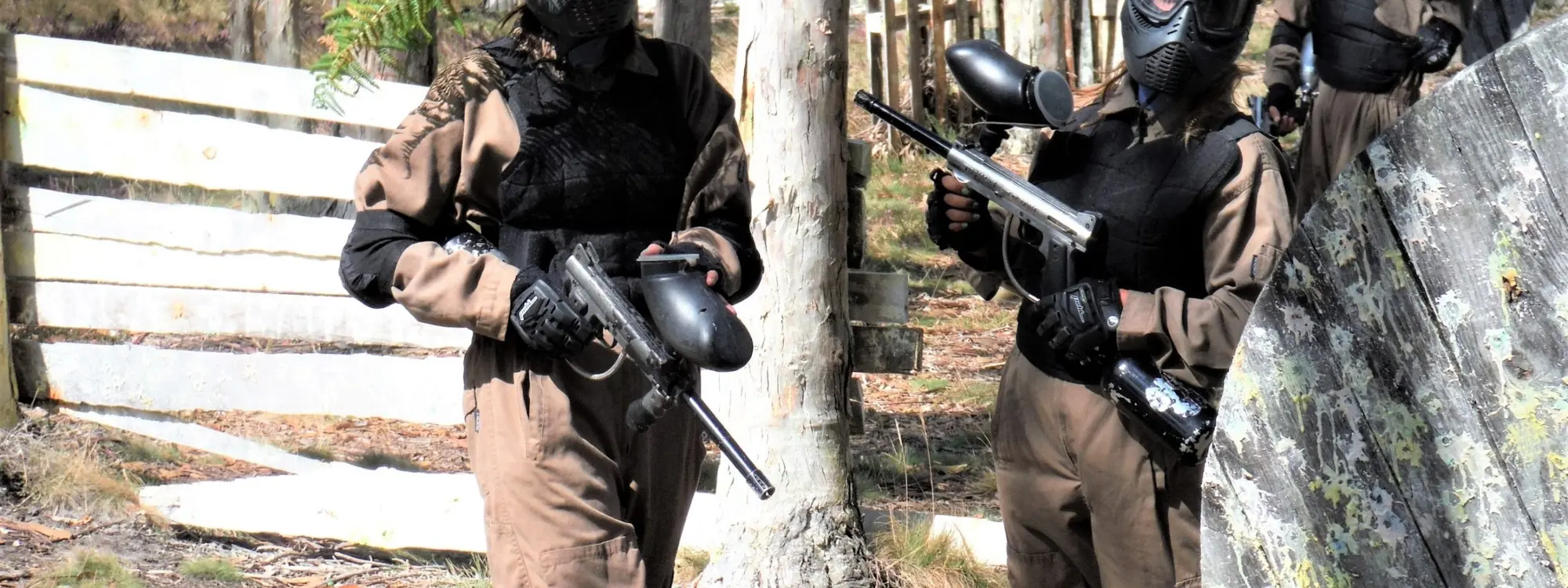 Paintball para adultos en A Zapateira