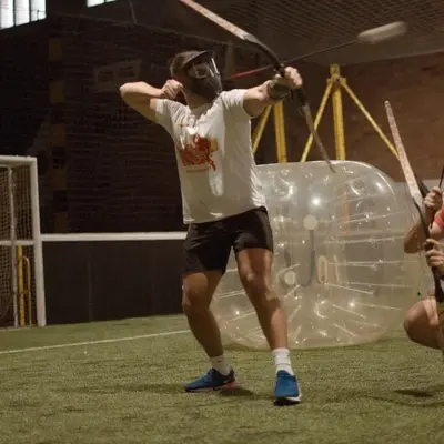 Sesión de Archery Tag desde Horta-Guinardó, Barcelona