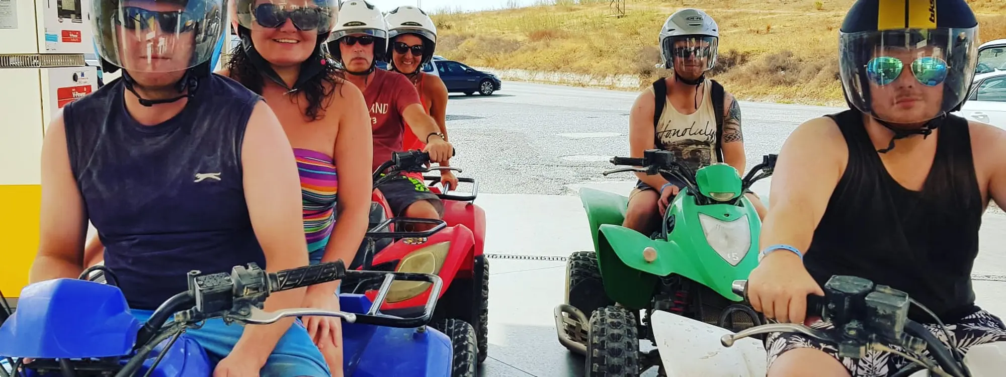 Ruta en quad corta por el río Guadalhorce en Málaga