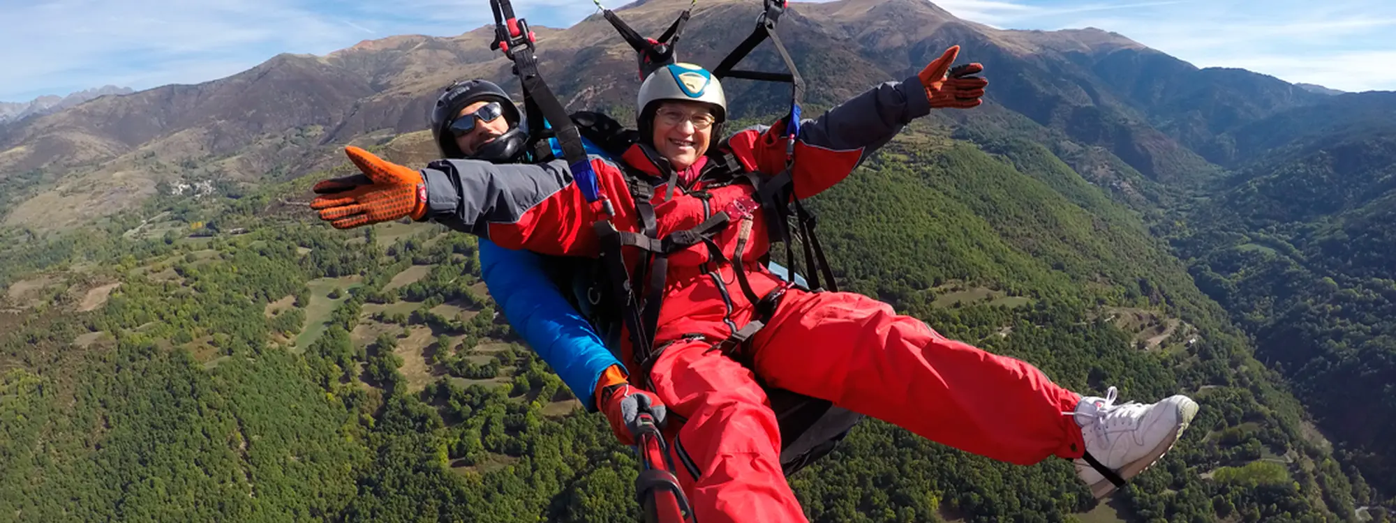 Parapente biplaza de montaña más alto de España en Castejón de Sos