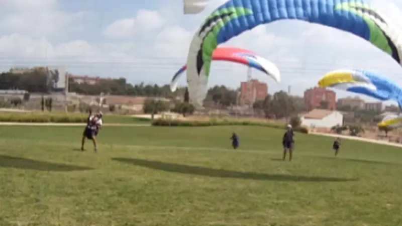 Vuelo didáctico en Parapente biplaza desde Palomaret