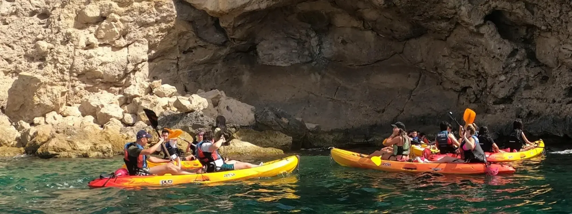 Ruta en kayak por las calas de Villajoyosa desde Playa del Torres