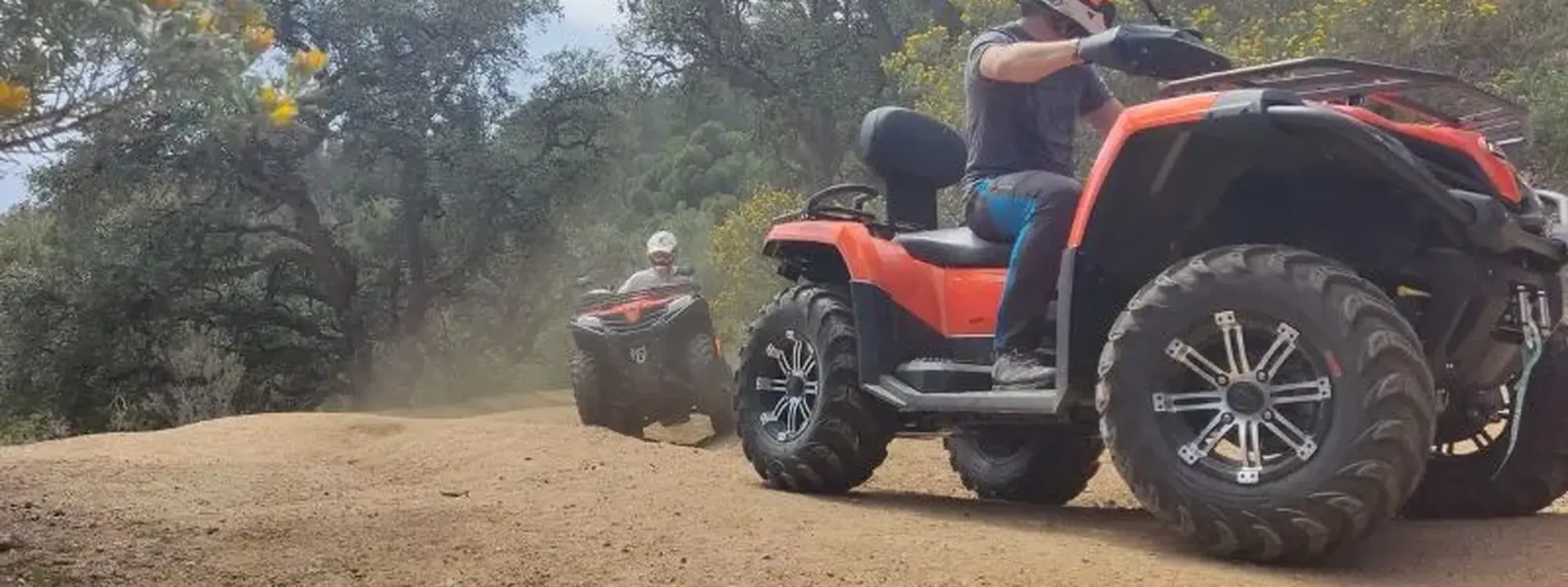 Ruta en quad a Cala Morisca desde Lloret de Mar
