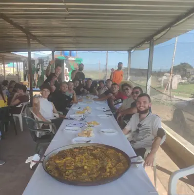 Paintball adulto y menú con paella en Torrent