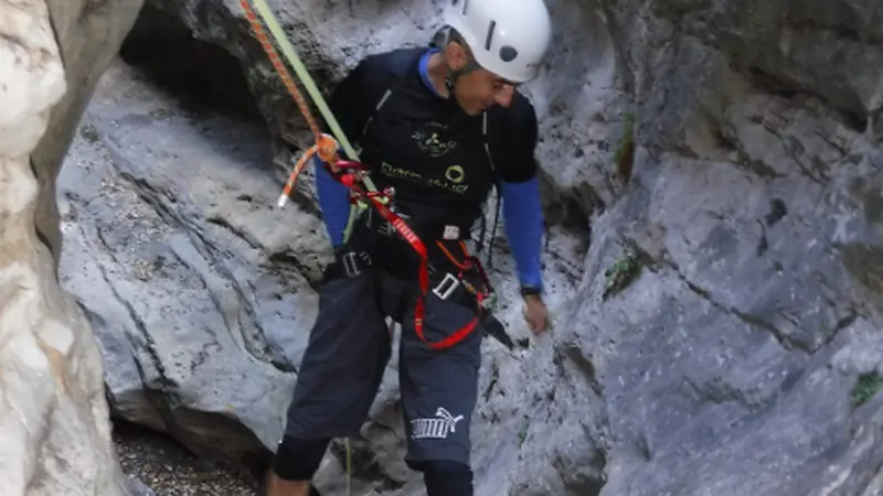 Barranco seco de Villarosario en Aliaga, Teruel
