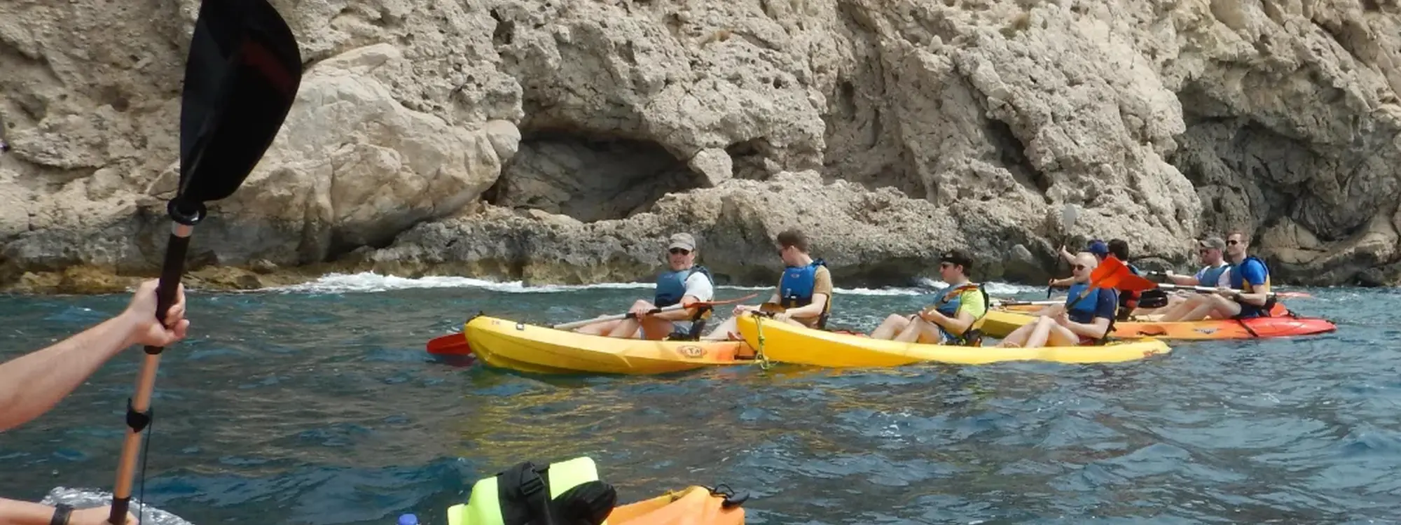 Ruta en kayak por las calas de Villajoyosa desde Playa del Torres