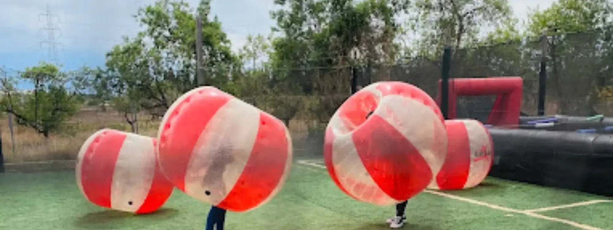 Fútbol burbuja en San Antonio de Benagéber