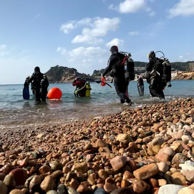 Bautismo de buceo en Tossa de Mar