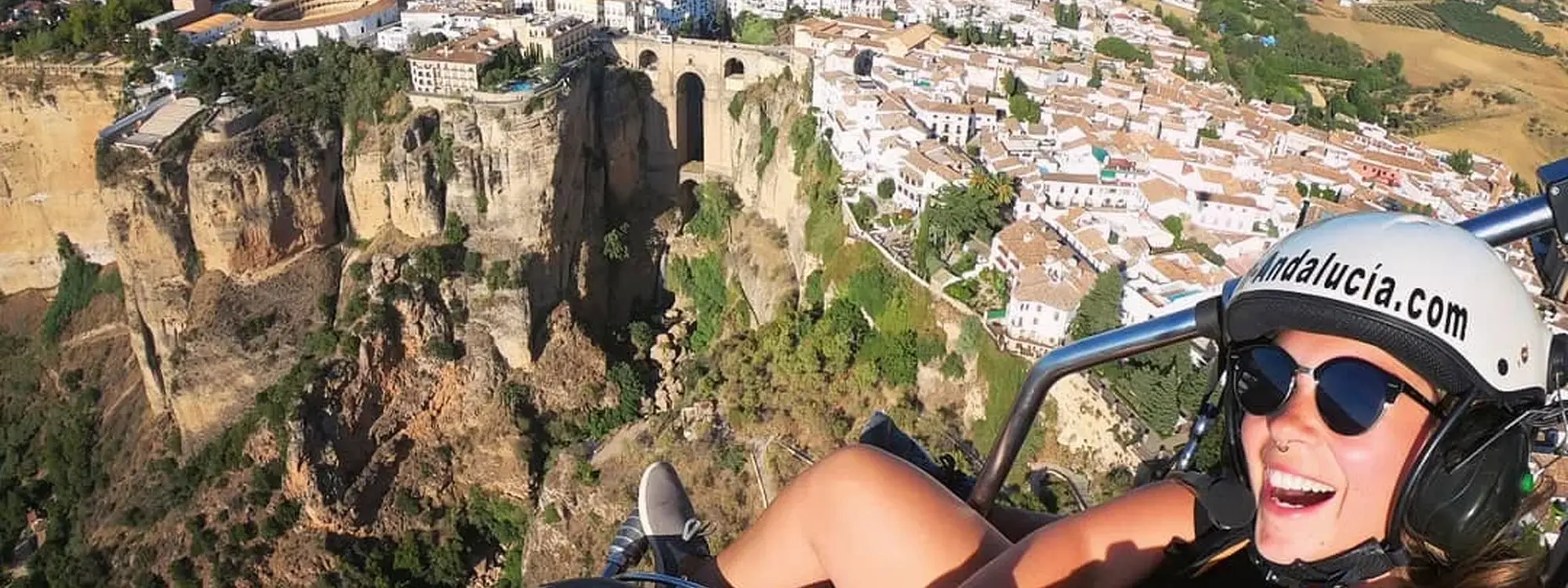 Vuelo en paramotor en Ronda con vistas a la Serranía