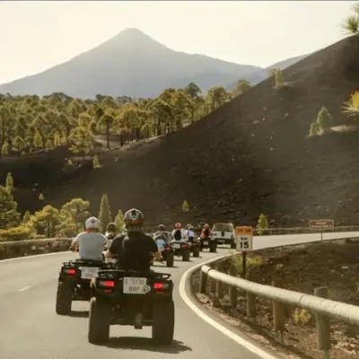 Ruta en quad entre bosques por el lado más emocionante del Teide