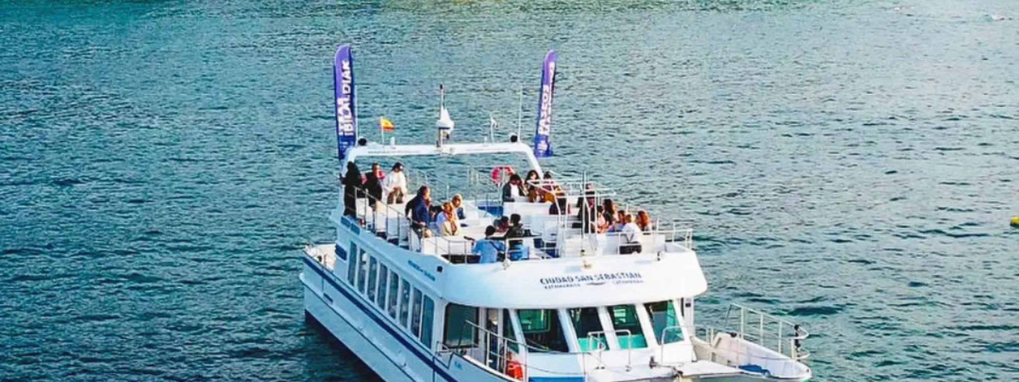 Alquiler privado de catamarán por horas en el Puerto de San Sebastián