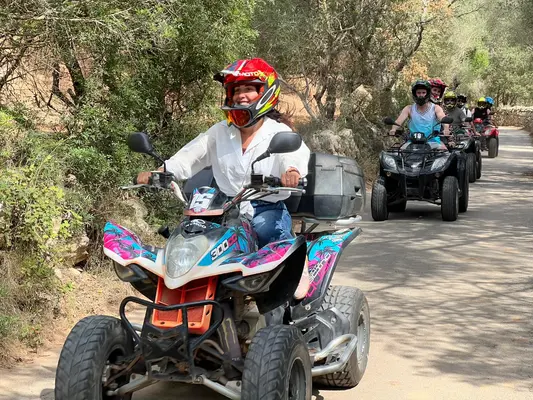 Ruta en quad desde El Arenal con baño en Son Verí