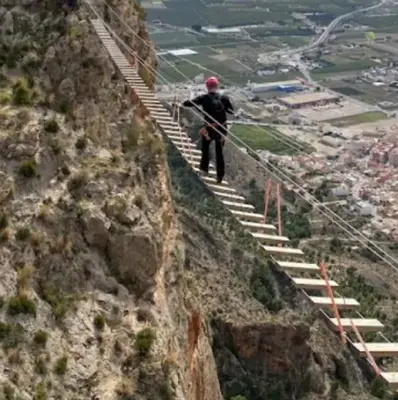 Vía ferrata de Callosa del Segura nivel iniciación-medio (K3)