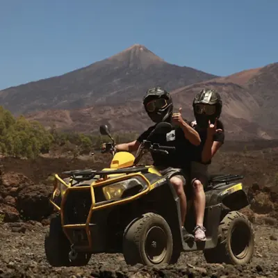 Ruta en quad entre bosques por el lado más emocionante del Teide