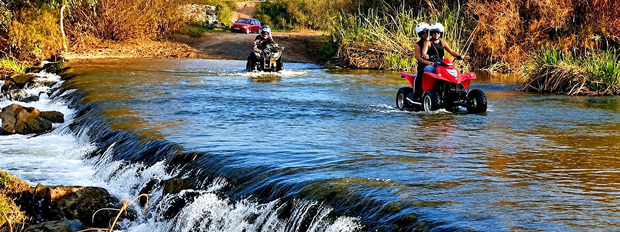 Ruta en quad de 2 horas por el Guadalhorce en Málaga
