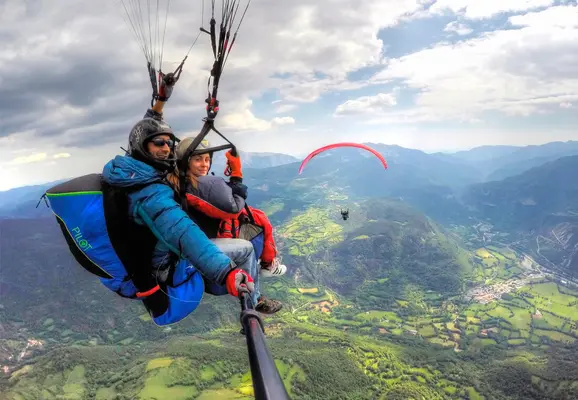 Parapente biplaza de montaña más alto de España en Castejón de Sos