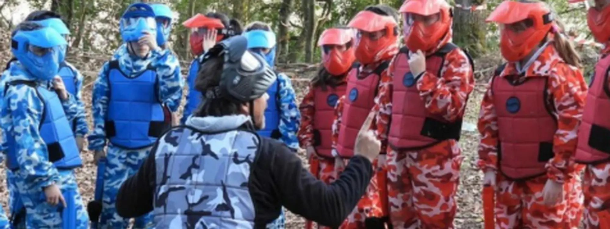 Paintball infantil y adulto en pleno bosque en Villaviciosa, Asturias