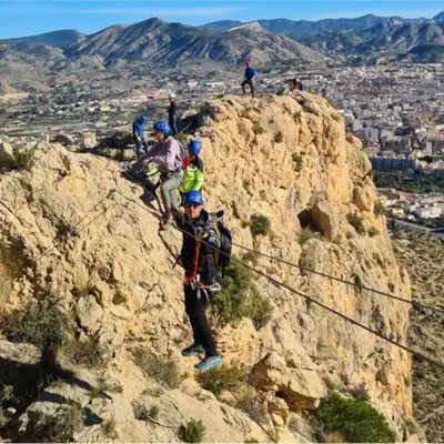 Vía ferrata del Bolón nivel iniciación-medio (K3)