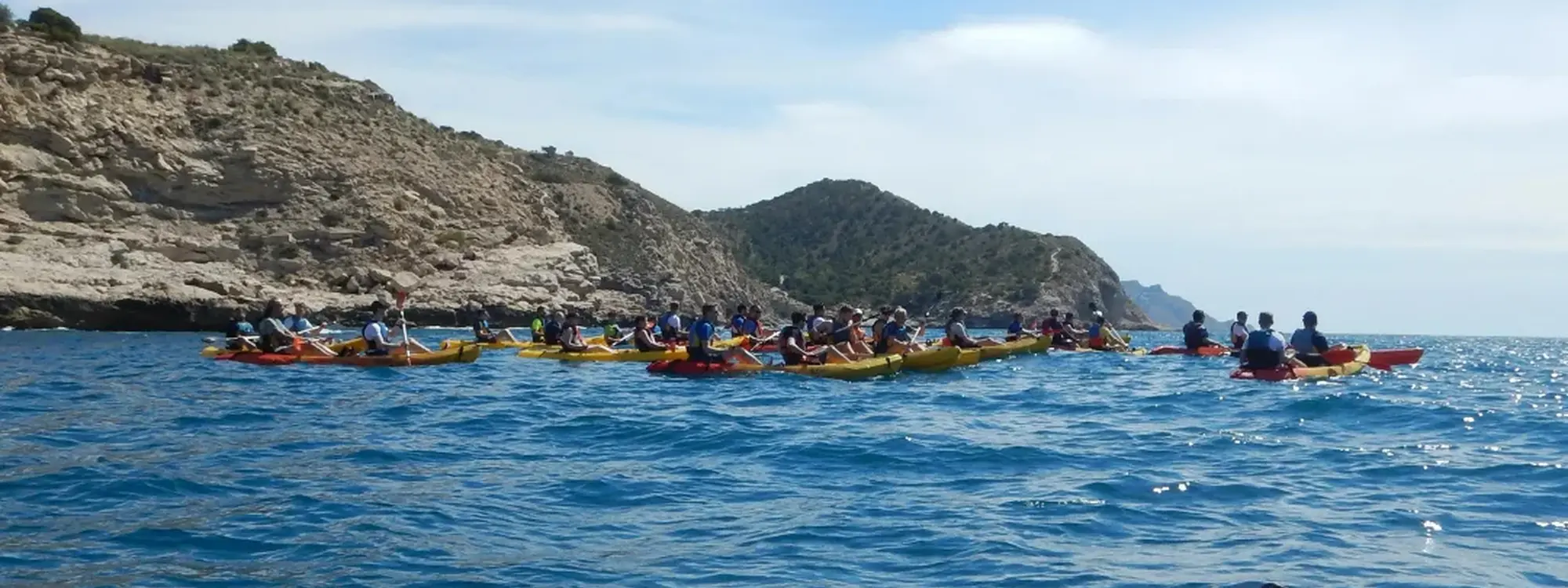 Ruta en kayak por las calas de Villajoyosa desde Playa del Torres