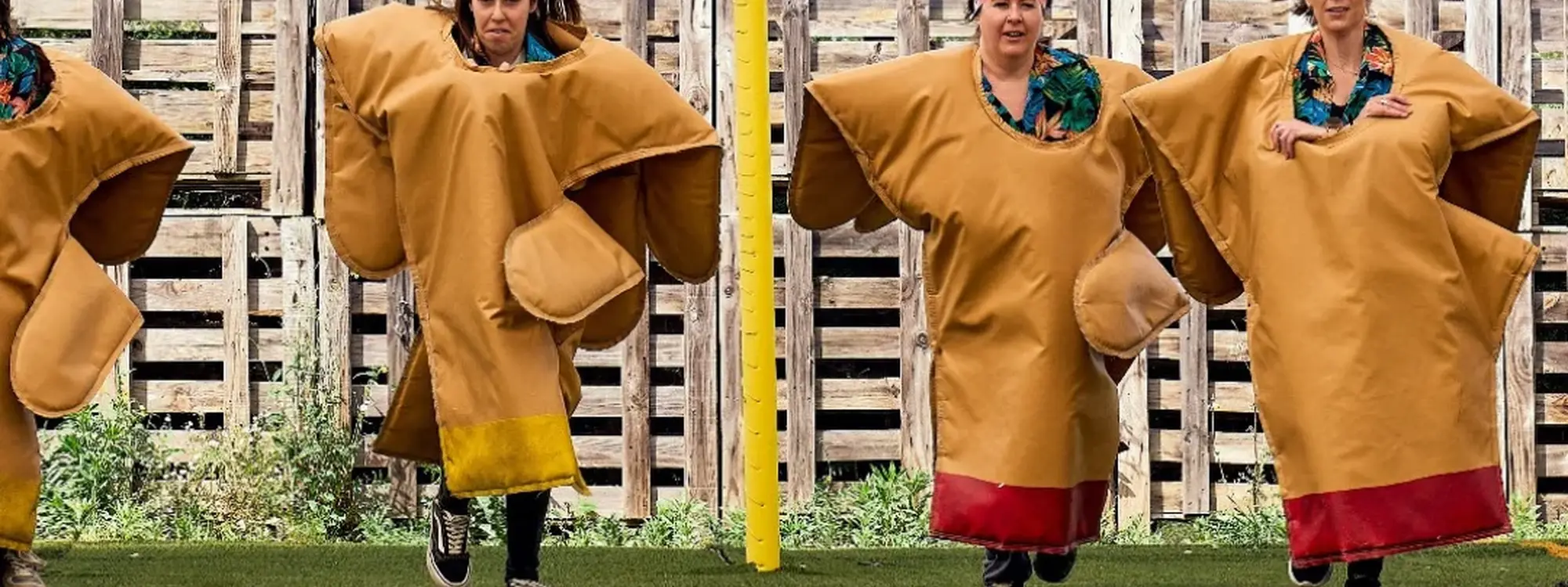 Humor amarillo para adultos con barbacoa en Navalcarnero