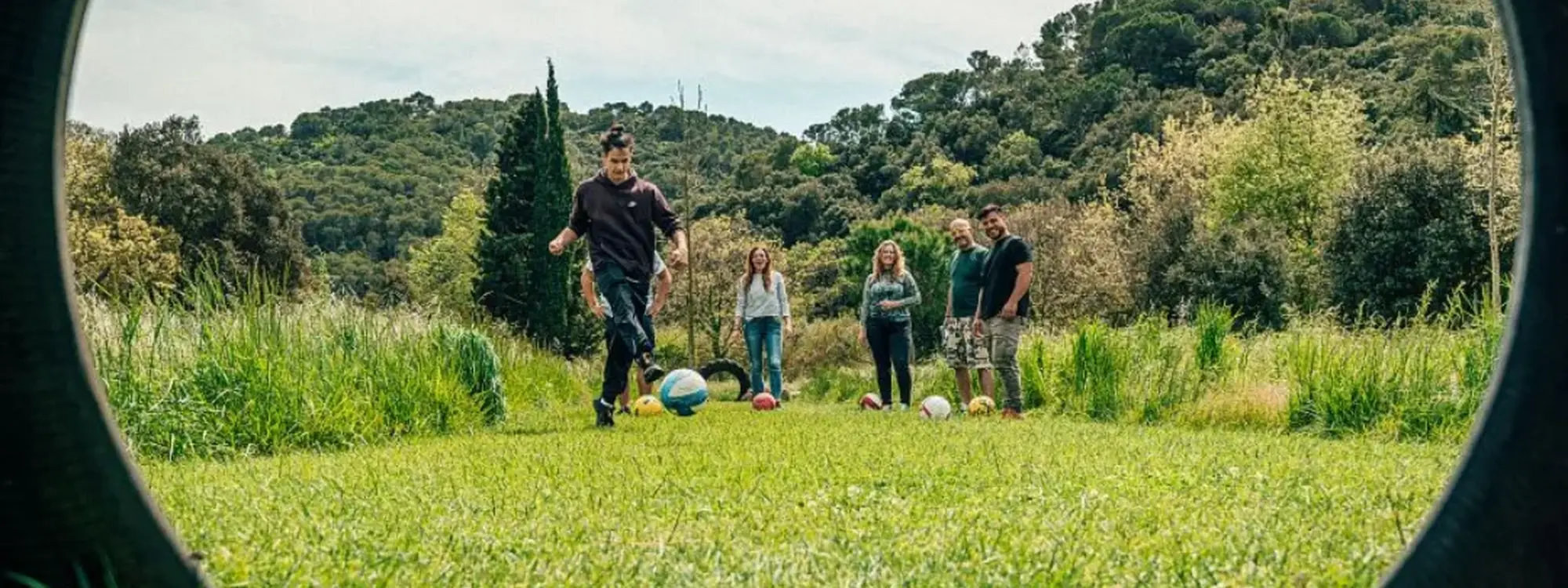 Sesión de 2h de Footgolf en Santa Susanna, Barcelona
