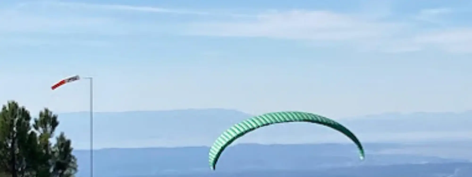 Bautismo de vuelo en parapente biplaza en Arcones, Sierra de Guadarrama