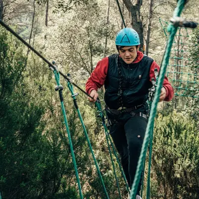 Parque multiaventura en Santa Susanna, Barcelona