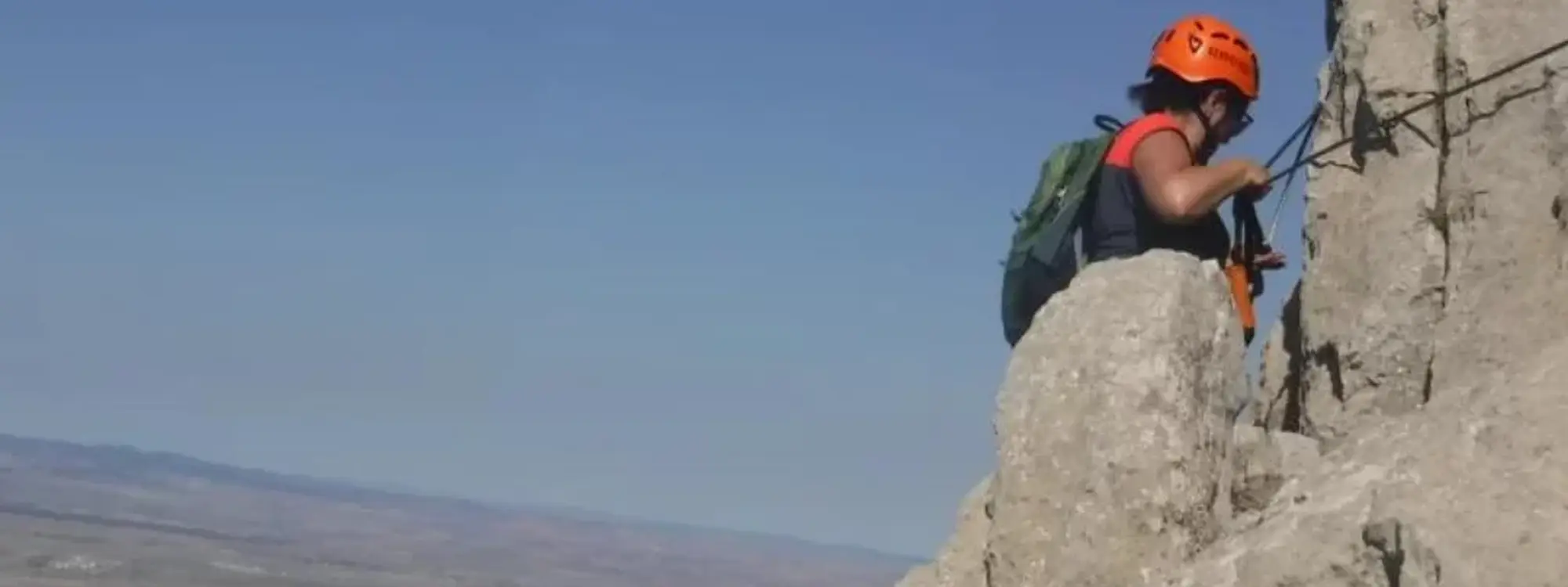 Vía ferrata Peña Palomera desde Torremocha del Jiloca, Teruel